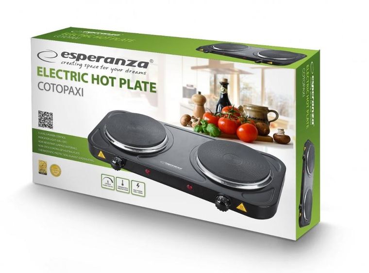 Esperanza, Cotopaxi, kuchenka elektryczna, czarna