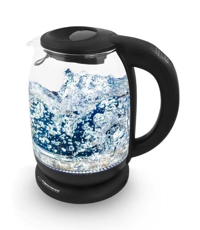 Esperanza, czajnik elektryczny, Loire EKK027, 2200W, 1.7 l, czarny