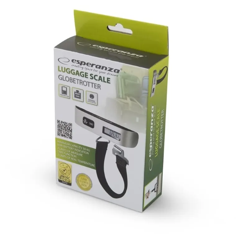 Esperanza, Globetrotter, elektroniczna waga bagażowa, ETS002