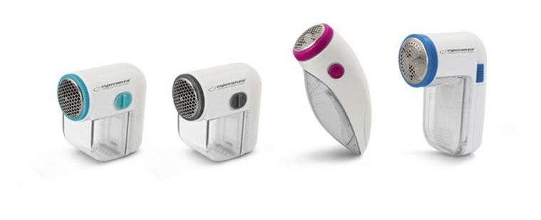 Esperanza, Golarka do ubrań Cuddly ECS003E, biało-szara