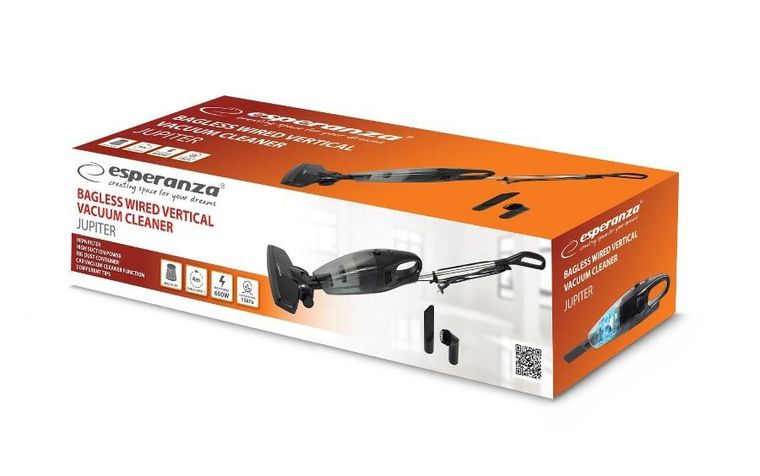 Esperanza, Jupiter, odkurzacz pionowy przewodowy, EHV101K+