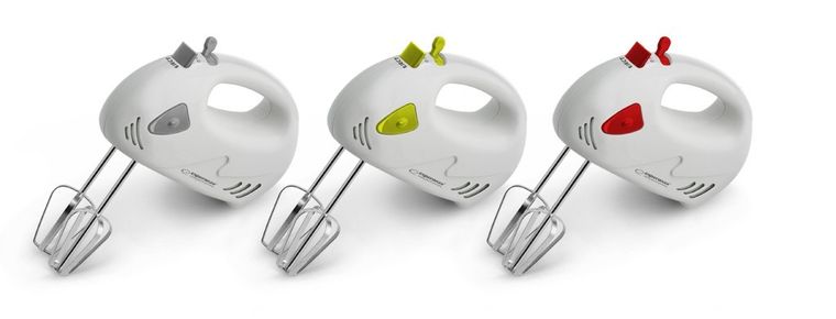 Esperanza, mikser ręczny Muffin, EKM007R, 125W, czerwony