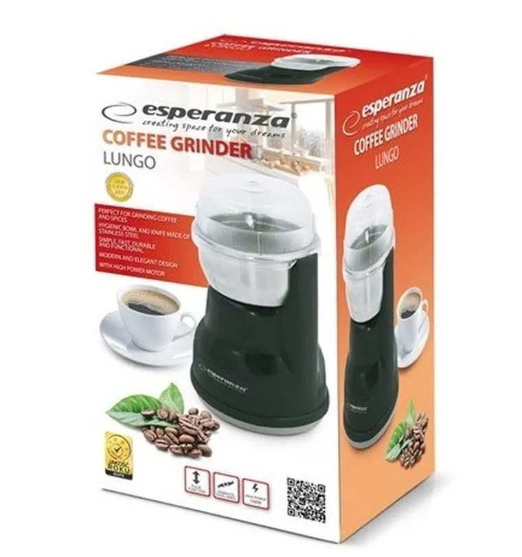Esperanza, Młynek do kawy Lungo czarny EKC002K