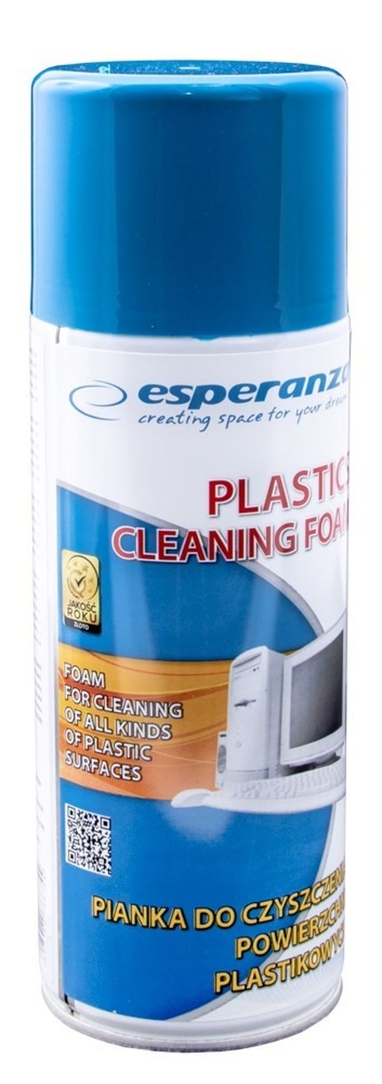 Esperanza, pianka do czyszczenia plastików, 400 ml, ES104