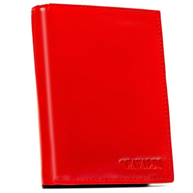 Etui na dokumenty, czerwone, skórzane, 4U Cavaldi