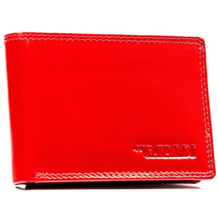 Etui na karty, czerwone, skórzane, 4U Cavaldi