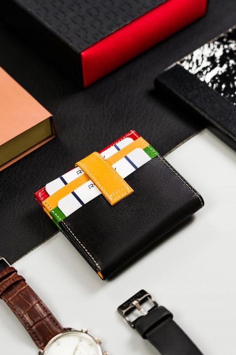 Etui na karty, mix, skórzane, Rovicky