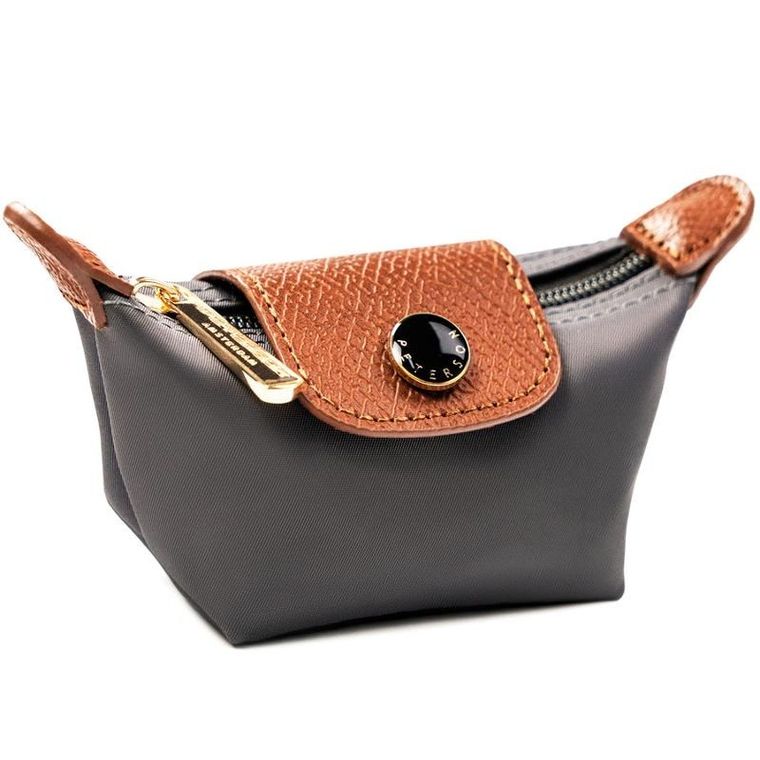 Etui na klucze, ciemnoszare, skóra ekologiczna, Peterson