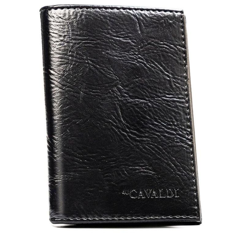 Etui na klucze, czarne, skóra ekologiczna, 4u Cavaldi