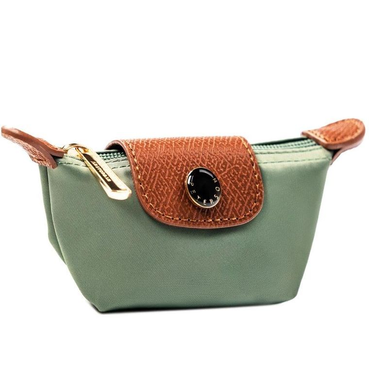 Etui na klucze, jasnozielone, skóra ekologiczna, Peterson