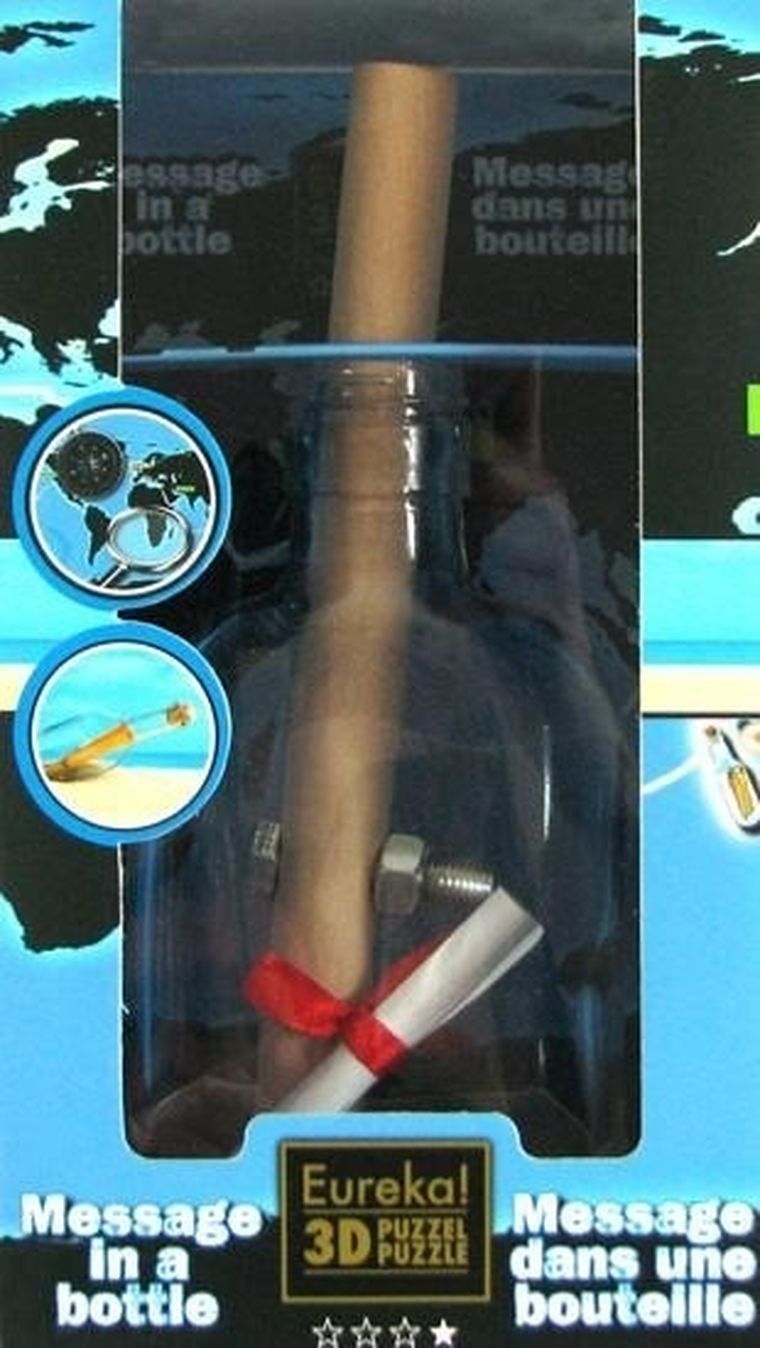 Eureka! List w butelce, łamigłówka, poziom 3/4