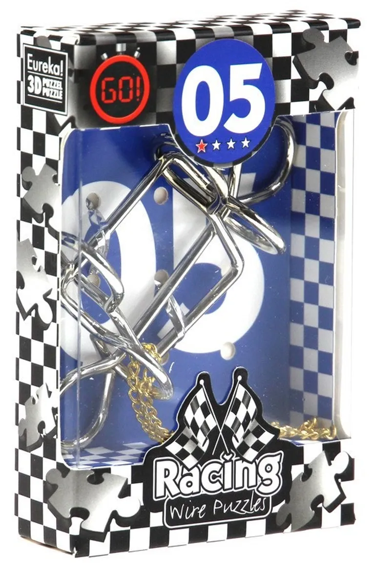 Eureka! Racing, nr 05, druciana łamigłówka, poziom 1/4
