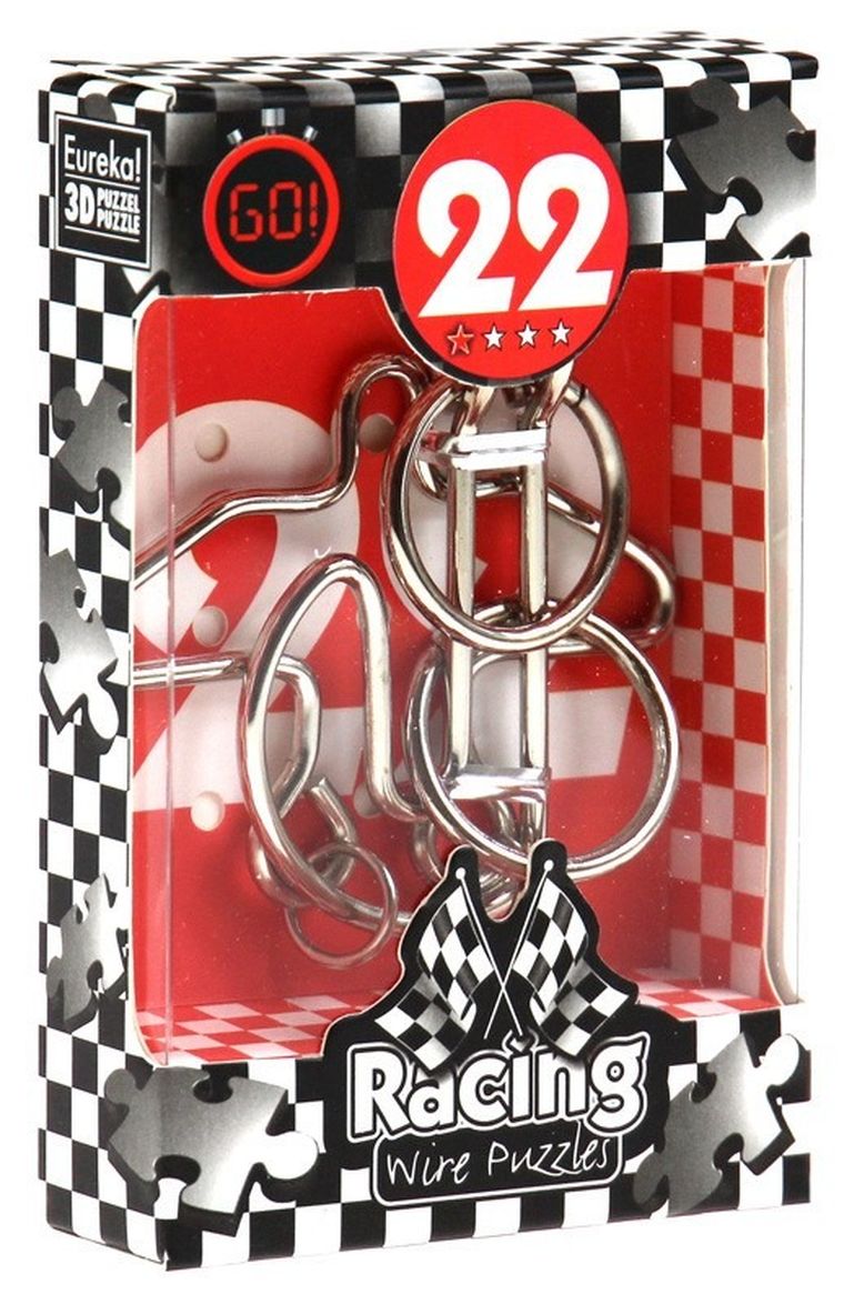 Eureka! Racing, nr 22, druciana łamigłówka, poziom 1/4