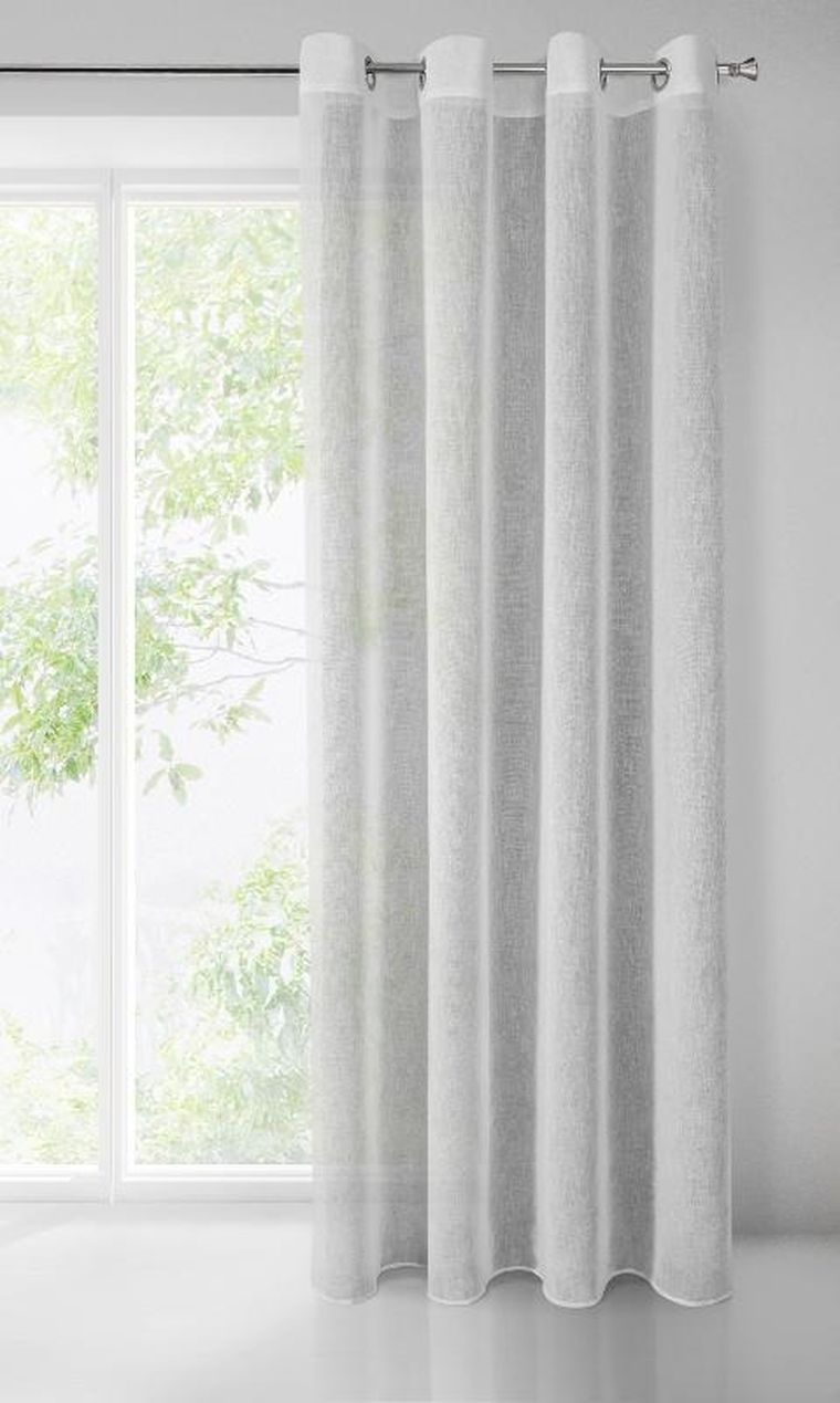 Eurofirany, Alicja, firana gotowa, stalowy, 140-250 cm