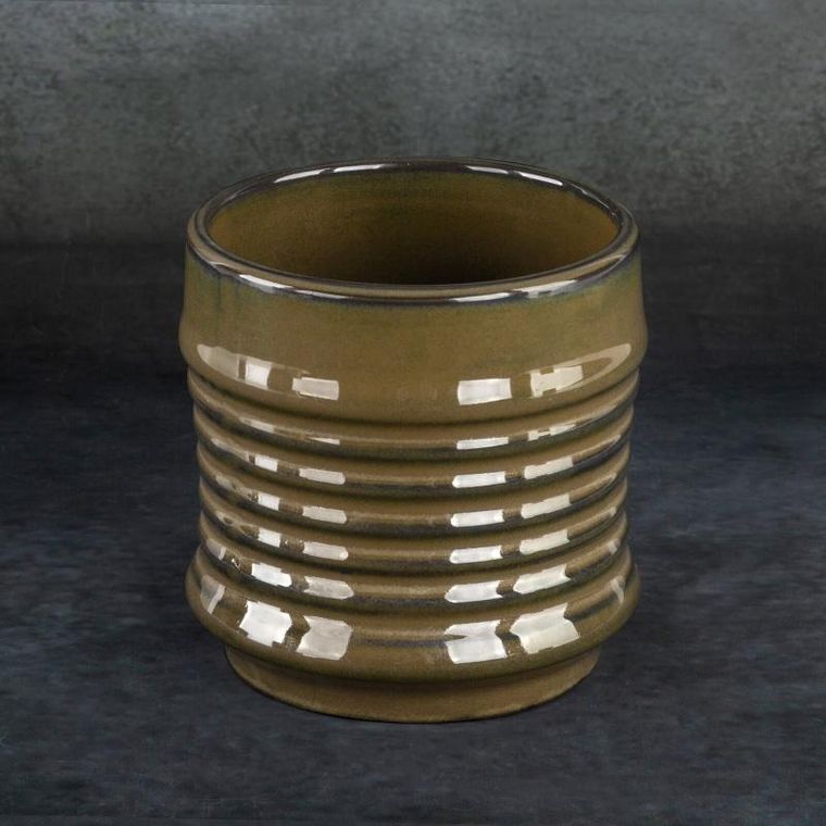 Eurofirany, ceramika, 11-11 cm, brązowy