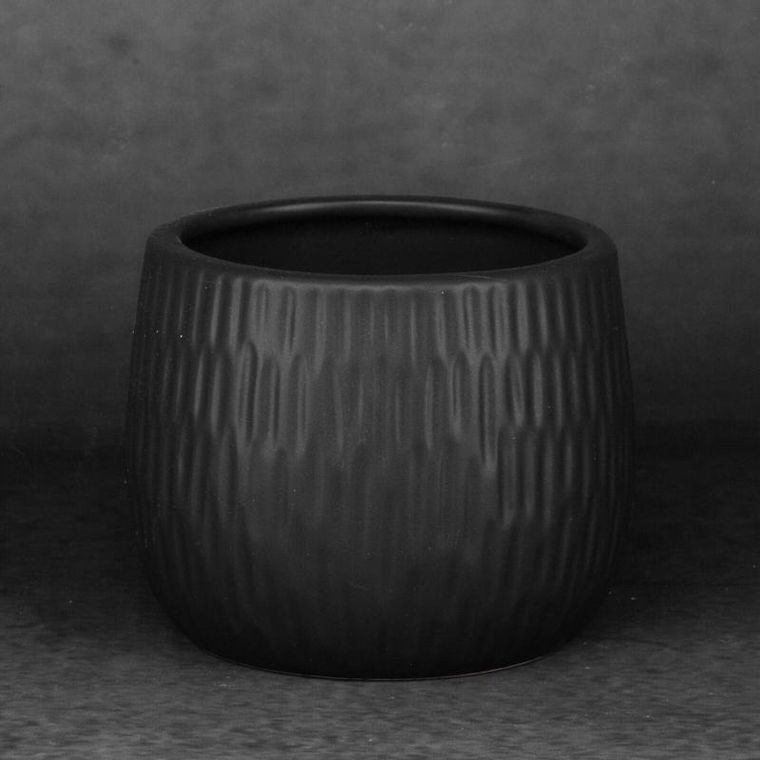 Eurofirany, ceramika, 12-10 cm, czarny