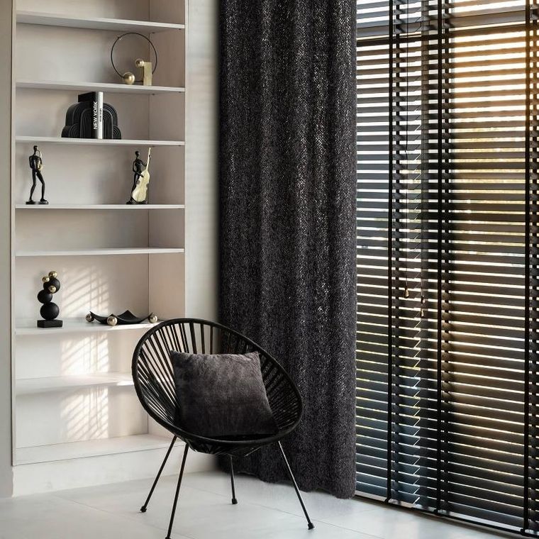 Eurofirany, ceramika, 12-7-21 cm, czarny