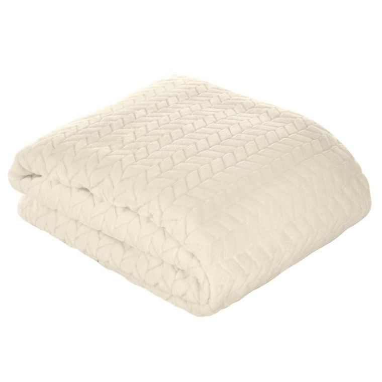 Eurofirany, Design91, Cindy, koc flano bardzo miękki w dotyku, z efektem 3D, 220-200 cm