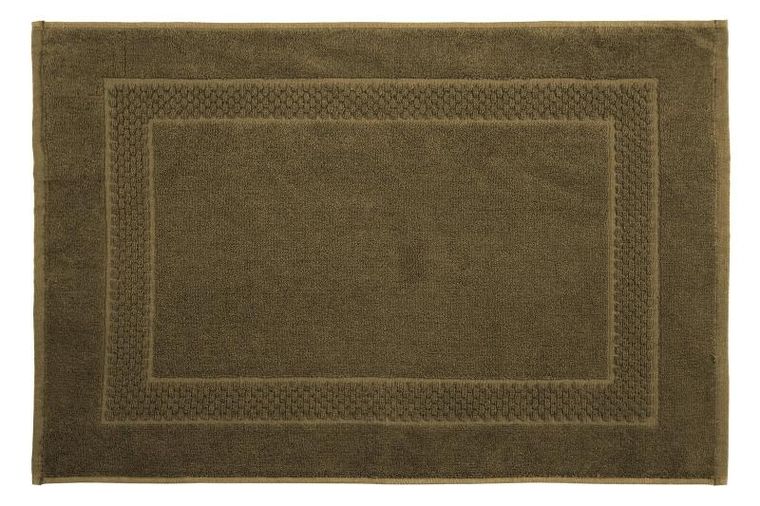 Eurofirany, dywanik łazienkowy Caleb, miodowy, 50-70 cm