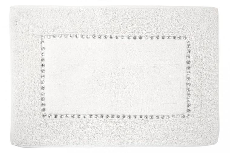 Eurofirany, dywanik łazienkowy, Chic, 50-70 cm, biały