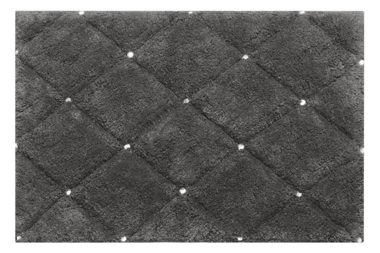 Eurofirany, dywanik łazienkowy, Chic, 50-70 cm, stalowy