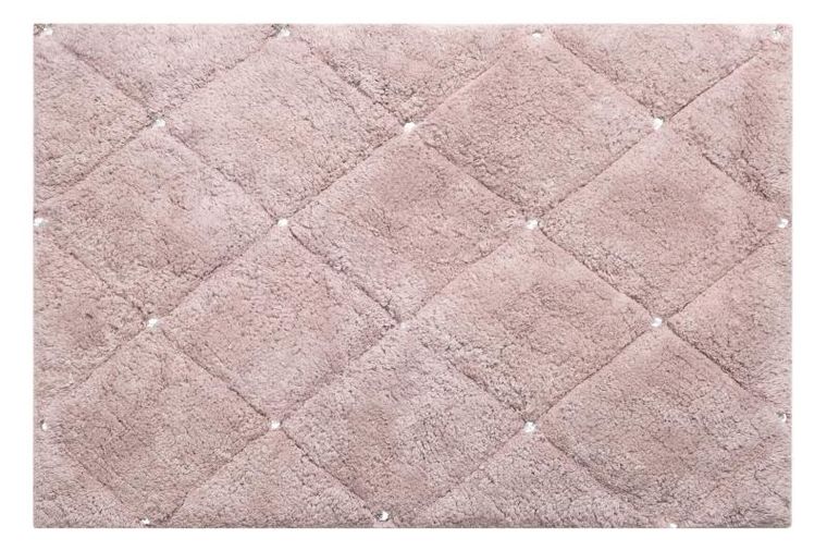 Eurofirany, dywanik łazienkowy, Chic, 60-90 cm, ciemnoróżowy