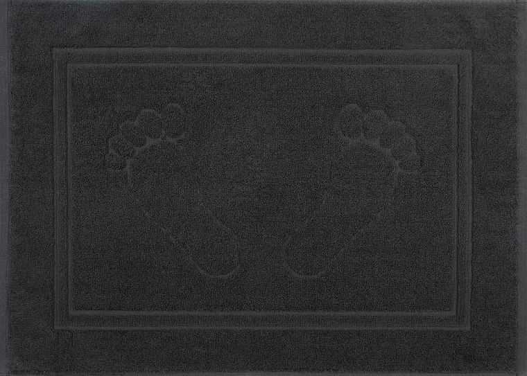Eurofirany, dywanik łazienkowy, Sammy, 50-70 cm, czarny