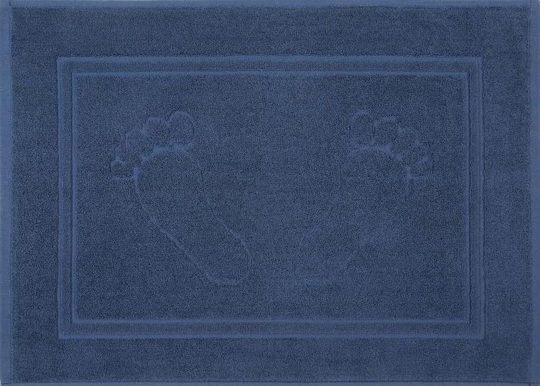 Eurofirany, dywanik łazienkowy, Sammy, 50-70 cm, granatowy