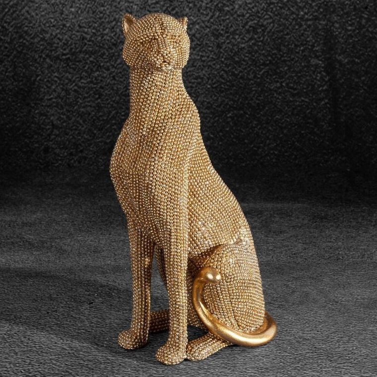 Eurofirany, figurka dekoracyjna, Eldo, 12-8-23 cm, złoty