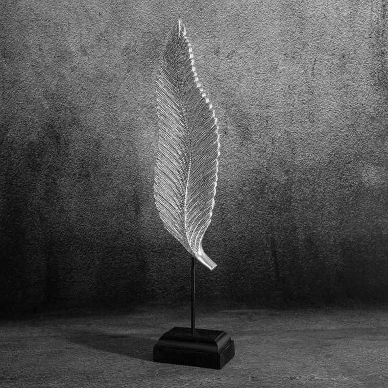 Eurofirany, figurka dekoracyjna, Eldo, 12-8-55 cm, srebrny