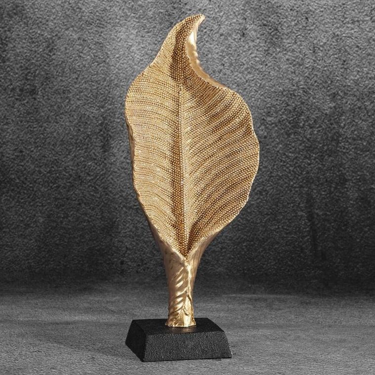 Eurofirany, figurka dekoracyjna, Eldo, 14-8-34 cm, złoty