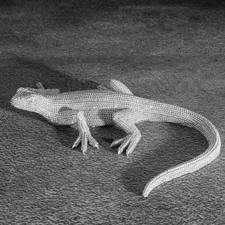 Eurofirany, figurka dekoracyjna, Eldo, 22-18-5 cm, srebrny