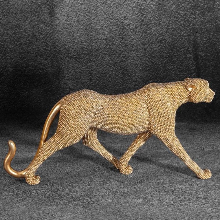 Eurofirany, figurka dekoracyjna, Eldo, 31-6-15 cm, złoty