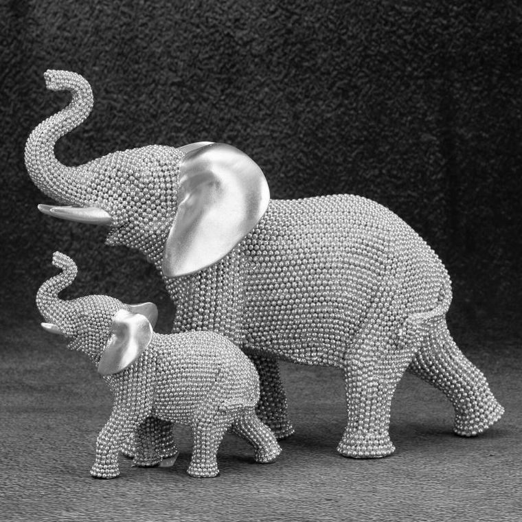 Eurofirany, figurka dekoracyjna, Eldo, srebrny