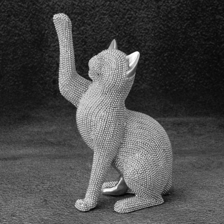 Eurofirany, figurka dekoracyjna, Eldo, srebrny