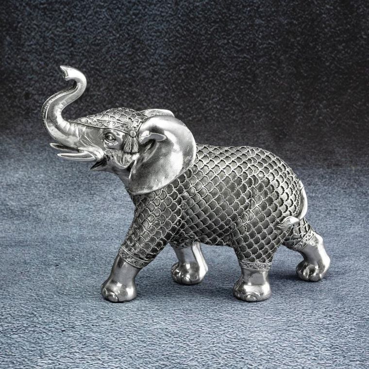 Eurofirany, figurka dekoracyjna, Evan, stalowy, 9-25-20 cm