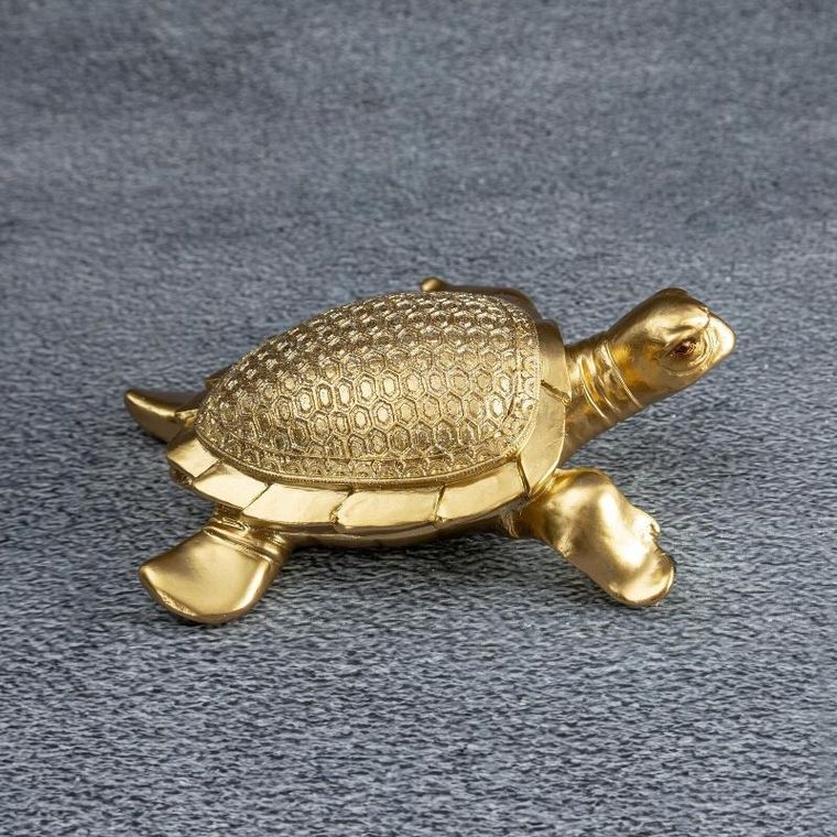 Eurofirany, figurka dekoracyjna, Haris, złoty, 12-14-5 cm