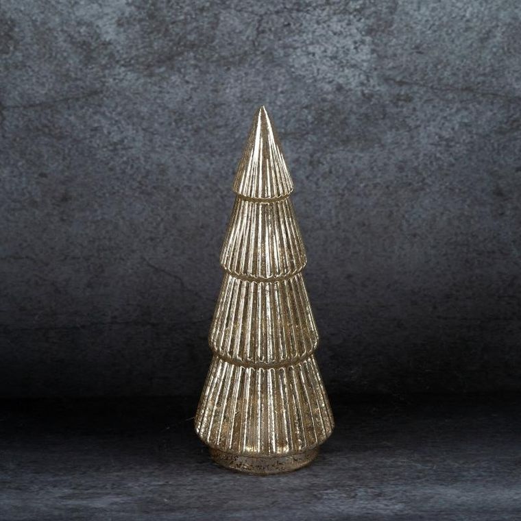 Eurofirany, figurka świąteczna, 10-10-31 cm, złoty