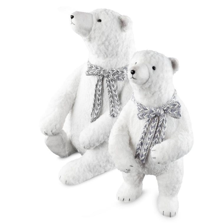 Eurofirany, figurka świąteczna, 28-27-53 cm, biały