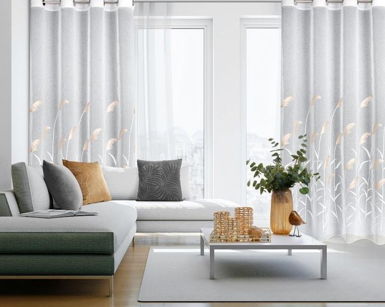 Eurofirany, firana gotowa, Abbie, 140-250 cm, kremowy