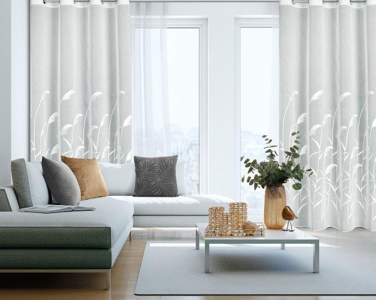 Eurofirany, firana gotowa, Abbie, 140-250 cm, kremowy