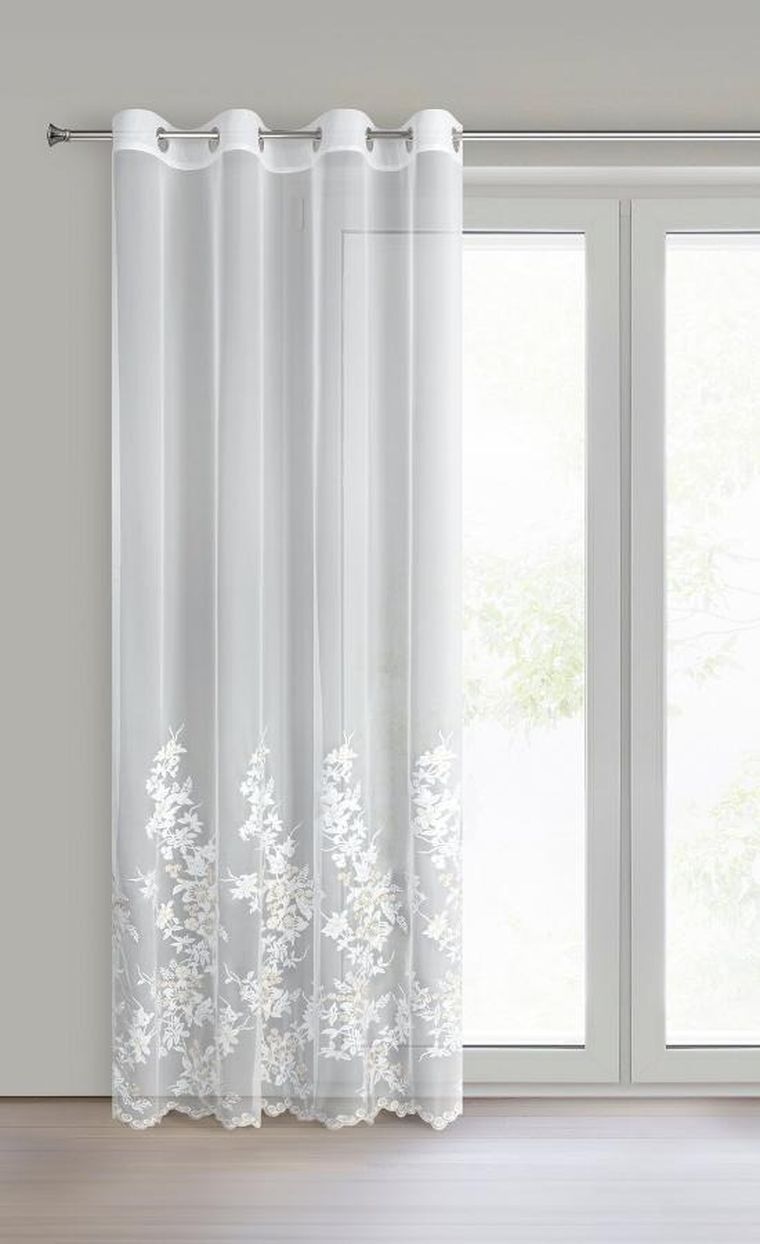 Eurofirany, firana gotowa, Alira, 140-250 cm, kremowy