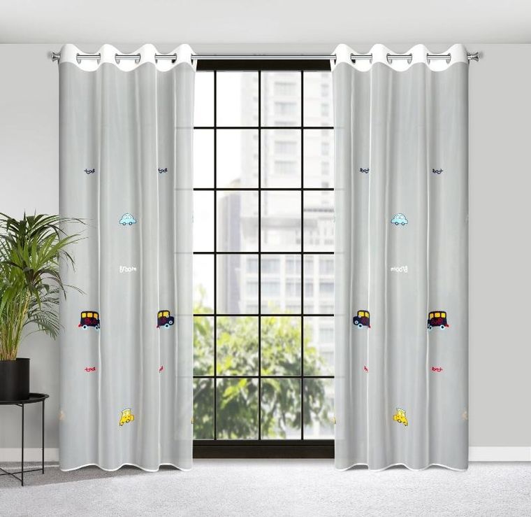 Eurofirany, firana gotowa, Alvin, 140-250 cm, biały