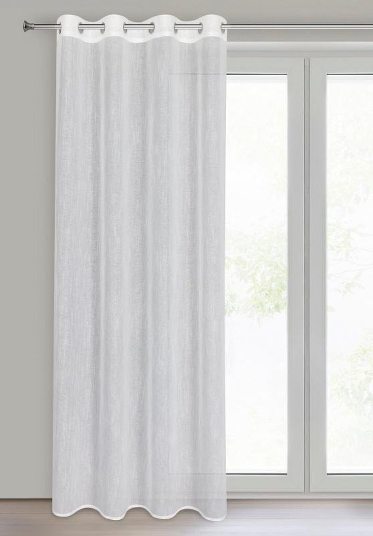 Eurofirany, firana gotowa Amira, 140-250 cm, biały