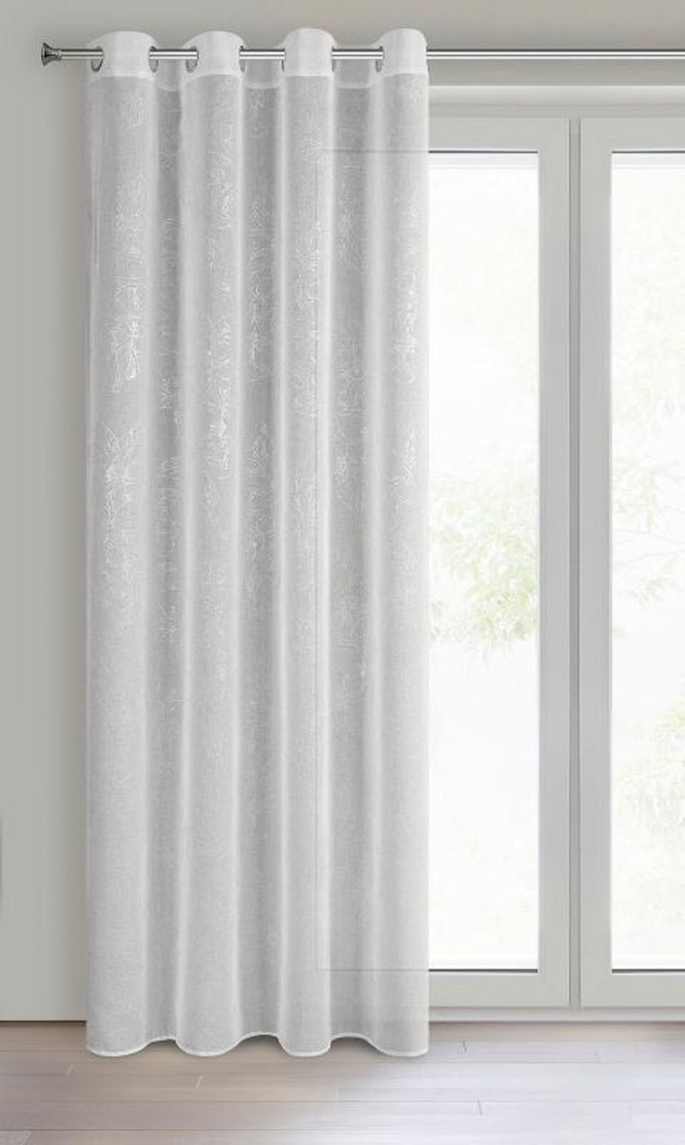 Eurofirany, firana gotowa, Anita,, 140-270 cm, biały