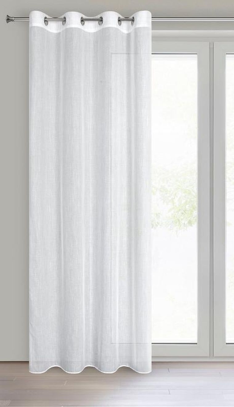 Eurofirany, firana gotowa anna, 140-250 cm, biały