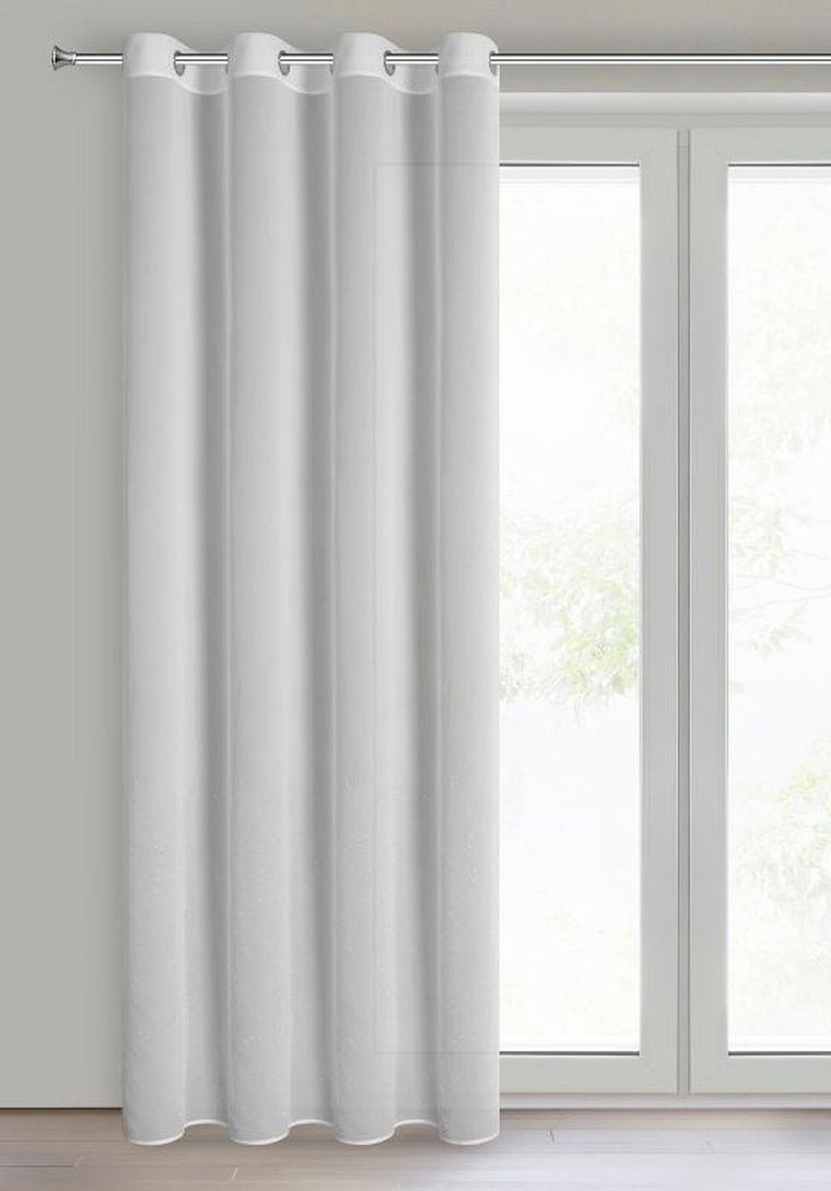 Eurofirany, firana gotowa, Ariadna, 140-250 cm, biały