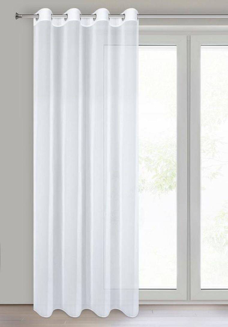 Eurofirany, firana gotowa, Arleta, biały, 135-270 cm