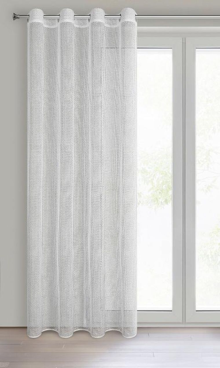 Eurofirany, firana gotowa, Atena, 140-260 cm, biały