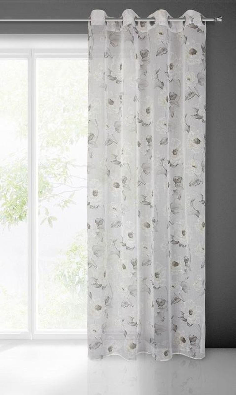 Eurofirany, firana gotowa, Bessy, 140-250 cm, oliwkowy